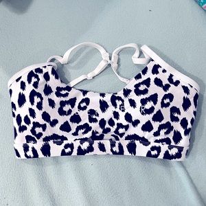 Ryderwear Animal Sports Bra black and white leopard